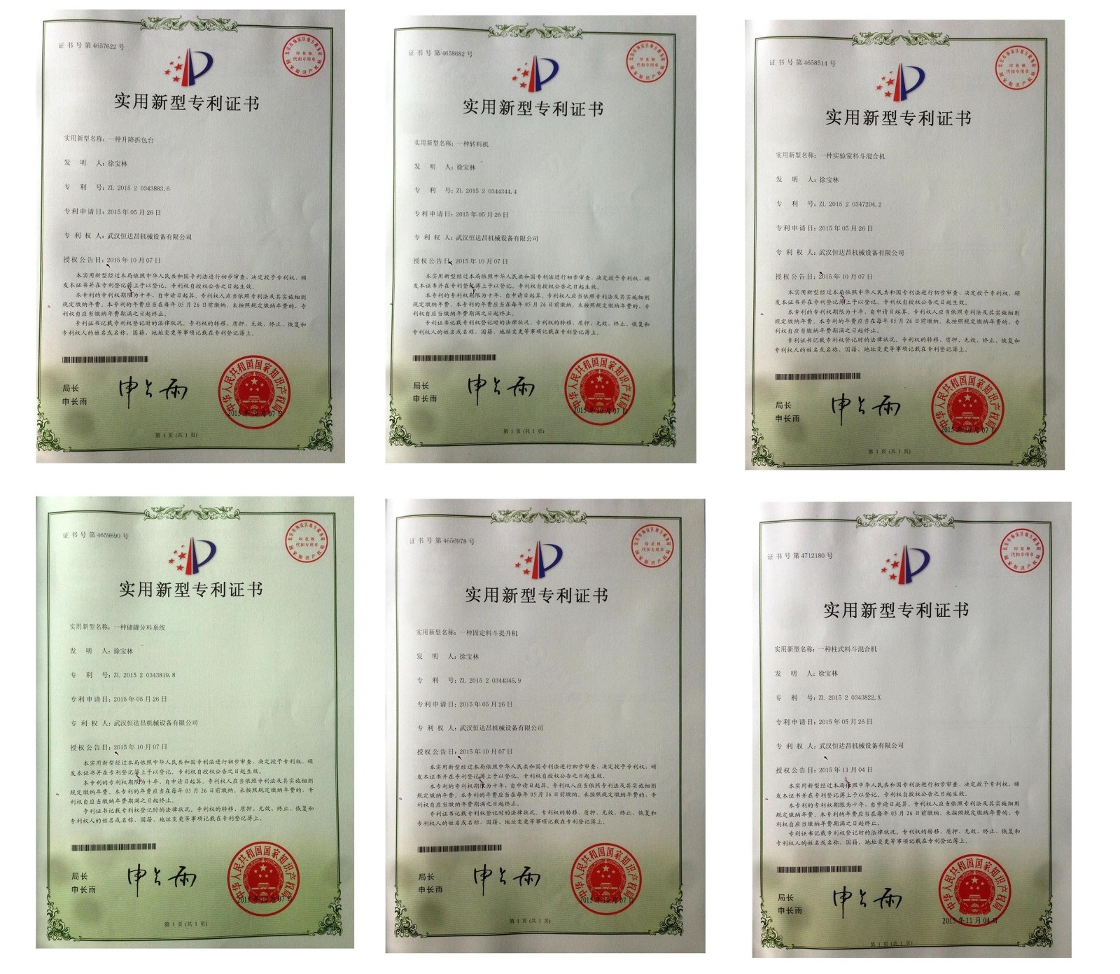 js6666金沙登录入口申请七项zhuanli全部通过